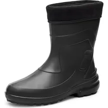 Ladeheid Thermo Eva Gummistiefel Damen gefüttert wasserdichte und federleichte Regenstiefel Damen LA-800-2017 (schwarz/schwarz, 36 Eu)