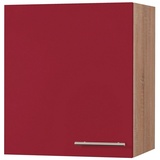 WIHO KÜCHEN Hängeschrank »Montana«, 50 cm breit, rot