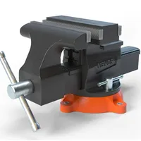 Vevor Parallelschraubstock Sphäroguss 16,7 cm schwarz