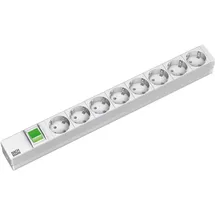 Bachmann Steckdosenleiste 2 m Grau 8 St.