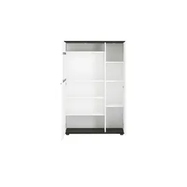 Höffner Highboard ¦ weiß ¦ Maße (cm): B: 92 H: 141 T: 40.0