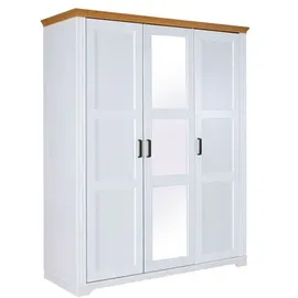 Interlink Drehtürenschrank Maluno 166,4 x 208 x 64 cm Weiß