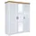 Interlink Drehtürenschrank Maluno 166,4 x 208 x 64 cm Weiß