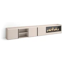 SKRAUT HOME Lowboard 315x50 cm Beige Holzwerkstoff