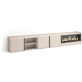 SKRAUT HOME Lowboard 315x50 cm Beige Holzwerkstoff