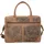 GREENBURRY Vintage Aktentasche Leder 41 cm Laptopfach braun