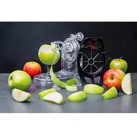 LURCH Apfelschäler mit Handkurbel grau