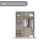 Rauch Drehtürenschrank Nabila 140 x 194 x 53 cm Weiß