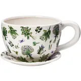 BUTLERS Plant A Cup 15 x 15 x 15 cm Weiß