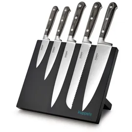 KUPPELS 5-tlg. Messerblock ZORRO in schwarz | Gr.: onesize