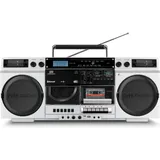 Medion LIFE® P66538 Retro-Boombox silber