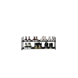 Möbel Kraft Schuhregal 92 x 34 x 30 cm schwarz