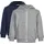 MINYMO Sweat Jacke Hell Grau Melange 110