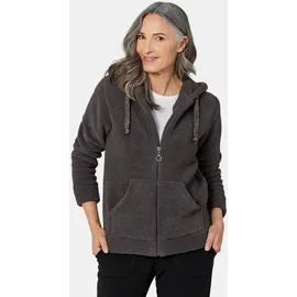 GOLDNER Flausch-Freizeitjacke grau/silber 25