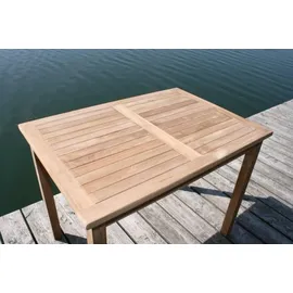 LINDER EXCLUSIV Gartentisch 100 x 70 x 75 cm Teak