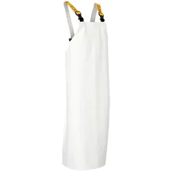 PVC Schürze "175809" mit breiten Trägern - L - white