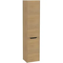 Vitra Integra Square Hochschrank 40 x 35 x 180 cm Eiche Gold Glas/Holz/Metall/MDF