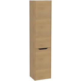 Vitra Integra Square Hochschrank 40 x 35 x 180 cm Eiche Gold Glas/Holz/Metall/MDF