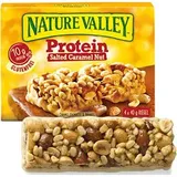 Nature-Valley Proteinriegel Protein, 4 Riegel, Salted Caramel Nut, je 40g, pro Riegel 10g Protein