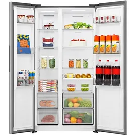 Hisense RS3P558NEIE Side-by-Side (544 l, 1786 mm hoch, Grau)