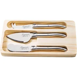 Laguiole Style de Vie Laguiole Premium Line Käsemesser 3-tlg. Grau