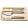 Laguiole Style de Vie Laguiole Premium Line Käsemesser 3-tlg. Grau