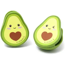 Legami Verschlussklammer Set Avocado