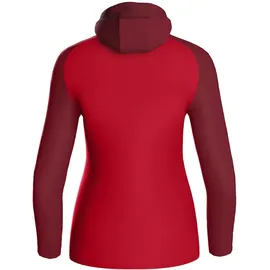 Jako Kapuzenjacke Iconic rot/weinrot - 44