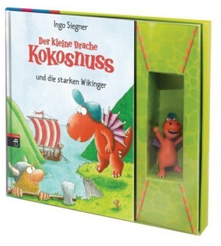 Der Kleine Drache Kokosnuss Und Die Starken Wikinger  M. 3D-Figur 'Kokosnuss' - Ingo Siegner  Gebunden