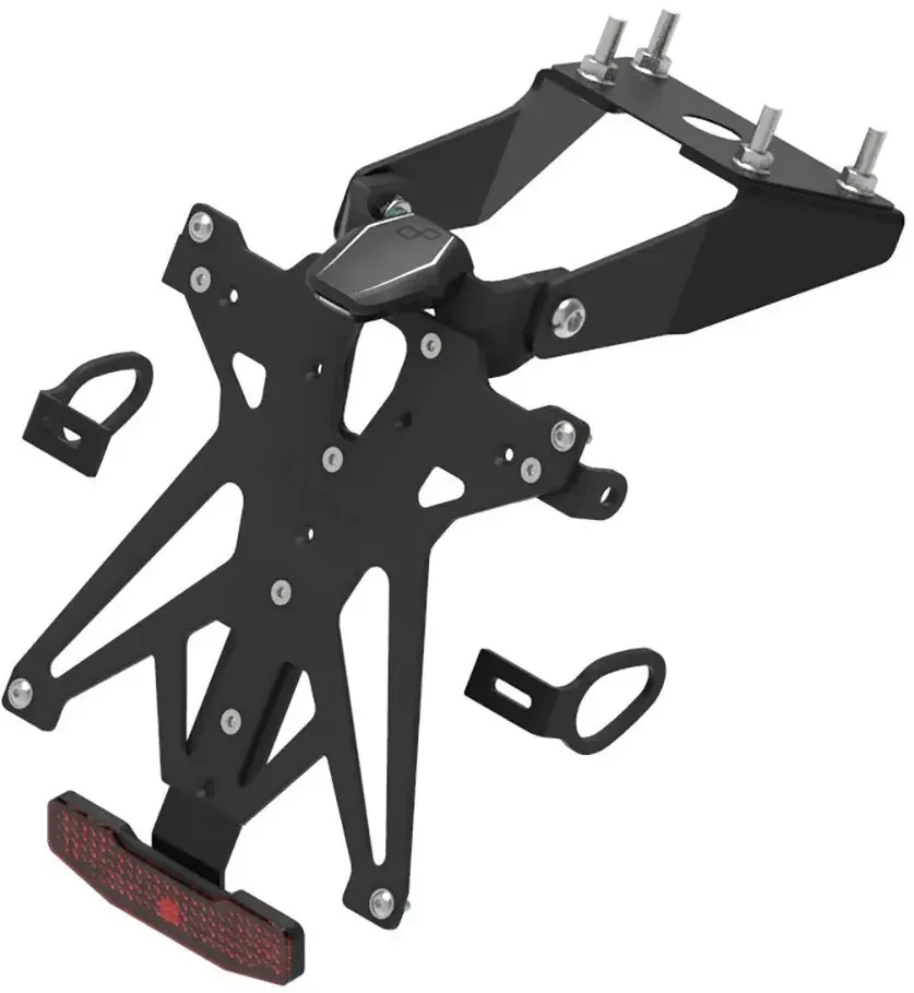 Lightech Ktarya121 A2 Kennzeichenhalter Mit Licht - Black - One Size