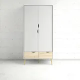 Andas »Oslo, Kleiderschrank mit Schubkästen, Stauraum«, mit 2 oder 3 Türen, Breite 99 oder 150 cm, Höhe je 200 cm