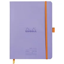 Rhodia 117789C Meeting Book (DIN A5+, 160 x 210 mm, 80 Blatt, 90 g, elegant und praktisch) 1 Stück flieder