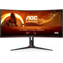 AOC CU34G2XP 34 Zoll WQHD Gaming Monitor (1 ms Reaktionszeit