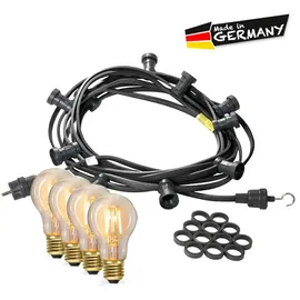 SPICELITE Illu-Partylichterkette LED 50 m Schwarz