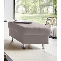 Home Affaire Hocker Cardoso mit Stauraum 58 x 47 x 58 cm Grau