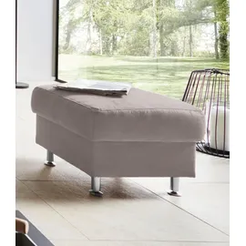 Home Affaire Hocker Cardoso mit Stauraum 58 x 47 x 58 cm Grau