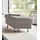 Home Affaire Hocker Cardoso mit Stauraum 58 x 47 x 58 cm Grau