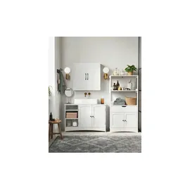 Möbel Kraft Waschbeckenunterschrank 90 x 60 cm Weiß