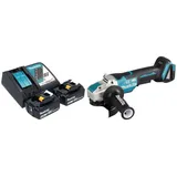 Makita DGA 520 RTX1 inkl. 2 x 5,0 Ah + Ladegerät