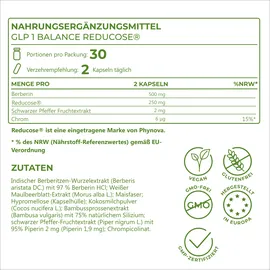 vitality nutritonals GLP 1 Balance Reducose Kapseln 60 St.