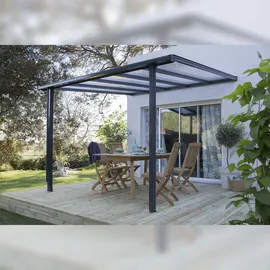 BECKMANN Terrassendach TREND Gr. 2 312 x 300 cm grau