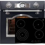 Kaiser EH 6355 Em Sil Einbau Backofen + Glaskeramik Kochfeld 60 cm KCT 6703 F