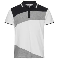 CLIQUE Conrad Poloshirt 00 - weiß/graumeliert M