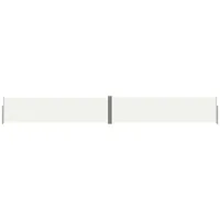 VidaXL Seitenmarkise Ausziehbar Creme 160x1200 cm