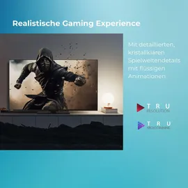 Toshiba QLED Fernseher 65 Zoll Smart TV, VIDAA 4K UHD HDR, Triple-Tuner, 65QV2363DA