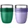 Mepal Lunchpot Ellipse Mixed Vivid Green + Vivid Lilac 500 ml + 200 ml