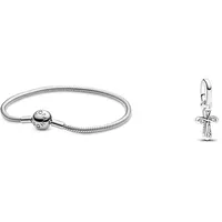 Pandora Charm-Armband Silber 590728 Größe 21 cm