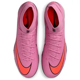 Nike ZM Superfly 10 Academy TF für Herren Fussball-Hartplatzschuhe MAGIC FLAMINGO/BLACK-TOTAL CRIMSON, 39
