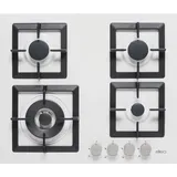 Elleci Plano 60 TCL Weiß Eingebaut 60 cm Gas 4 Brenner - Weiß