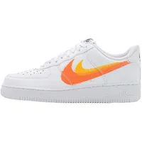 Nike Air Force 1 '07 Herren White/University Gold/Black/Safety Orange 42,5